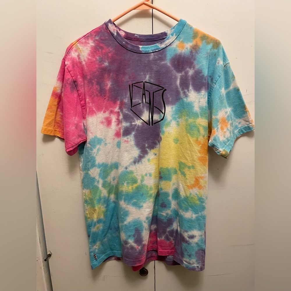 Vans Tie-dye Off The Wall Skate Classics Oval Wash Tee - Men’s Medium